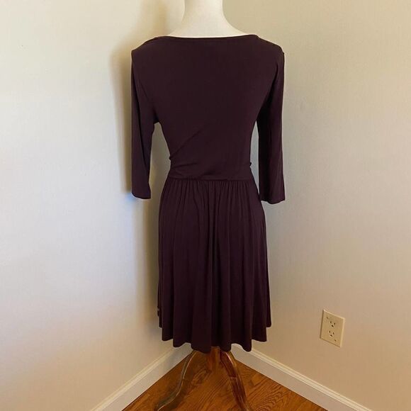 Matilda Jane Class Reunion Dress Burgundy Small - Picture 3 of 4
